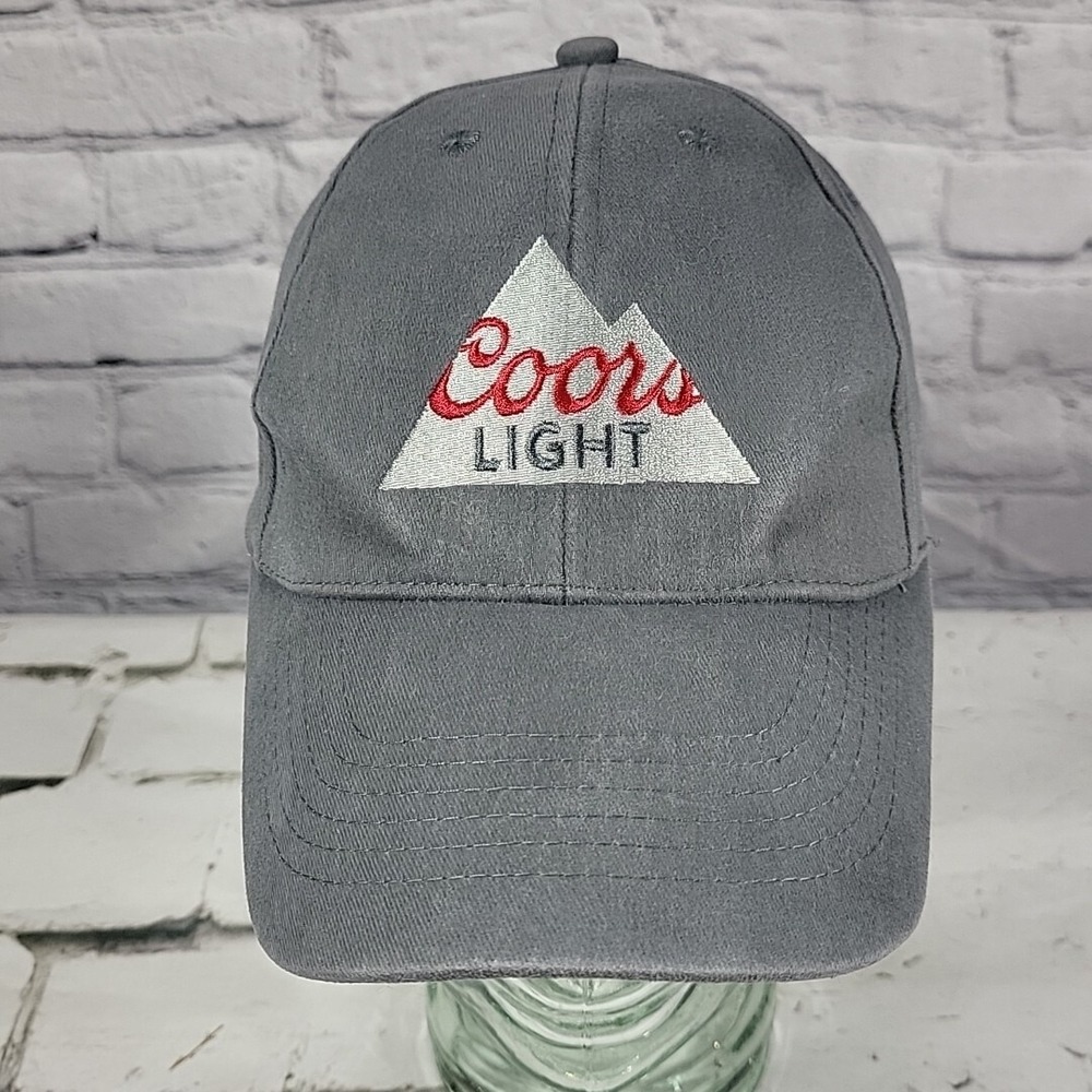 Coors Light Gray Snapback Hat Adjustable Ball Cap by Acme Hats